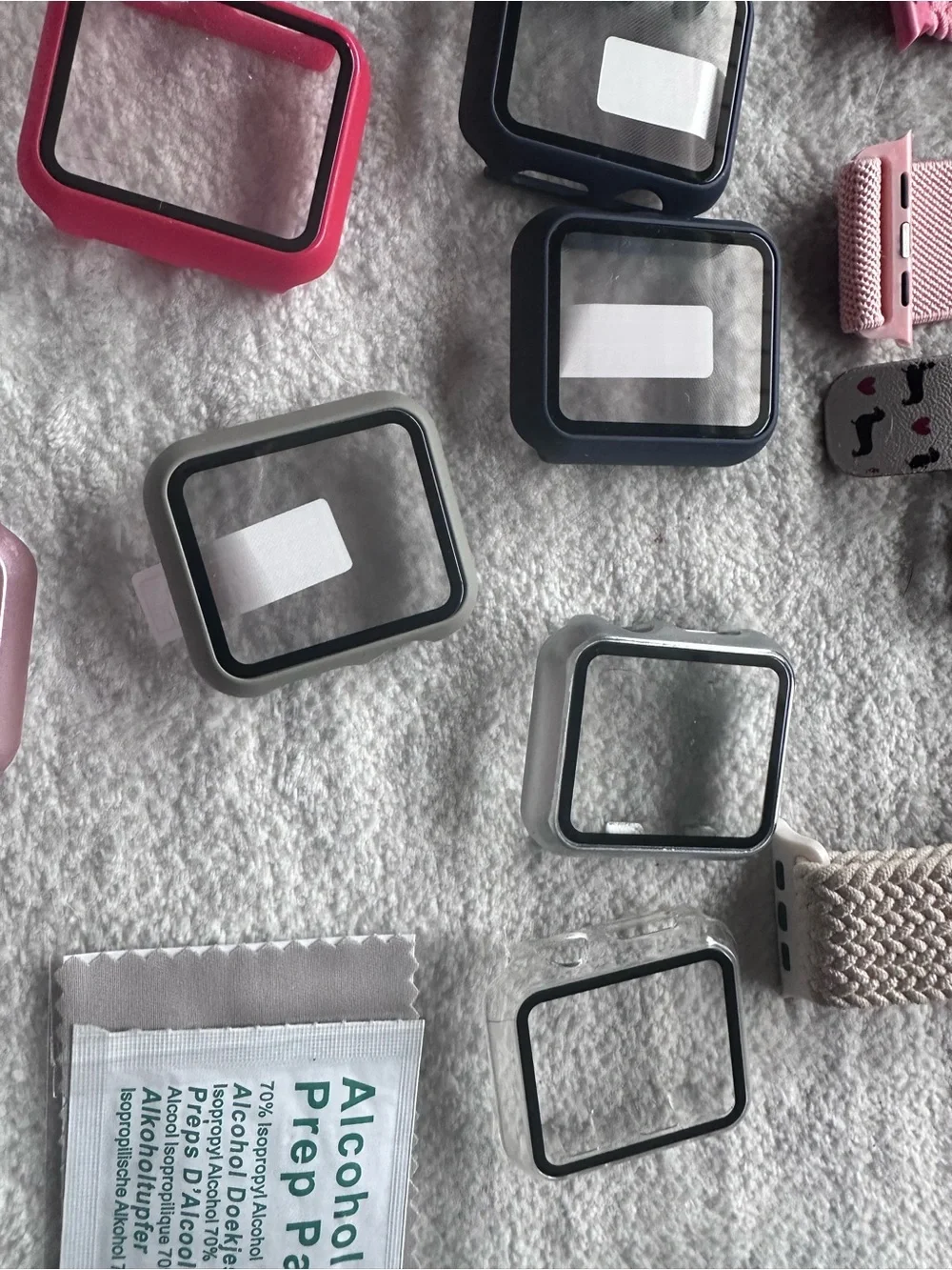 Apple Watch plus 12 Bands and Multicolor Protective Frames